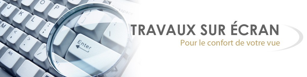 Travail sur écran